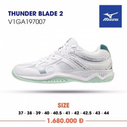Giày Mizuno Thunder Blade 2 trắng V1GA197007